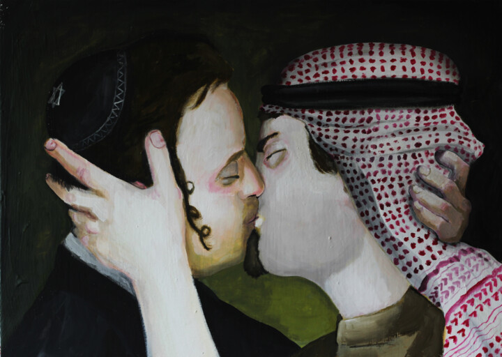 Too much god for too little love 绘画, 19.7x27.6 in