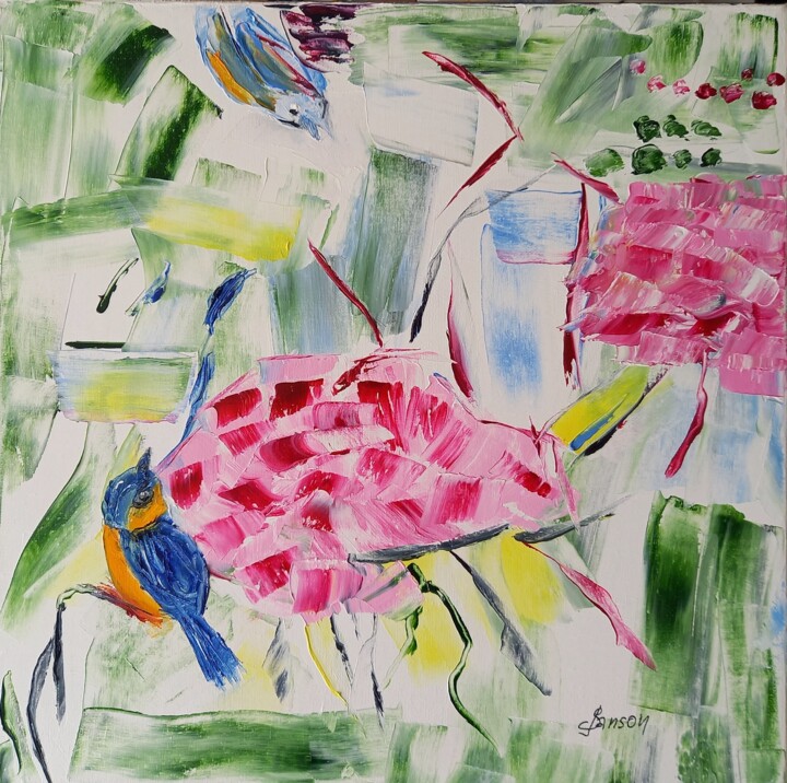 绘画,  15.8x15.8 in 
