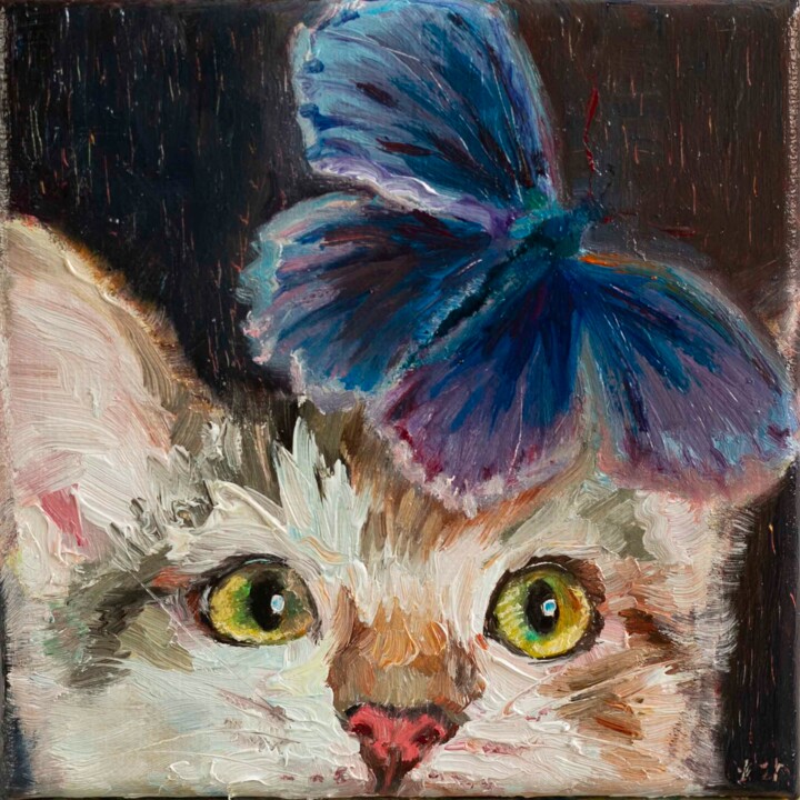 Midnight 绘画, 5.9x5.9 in