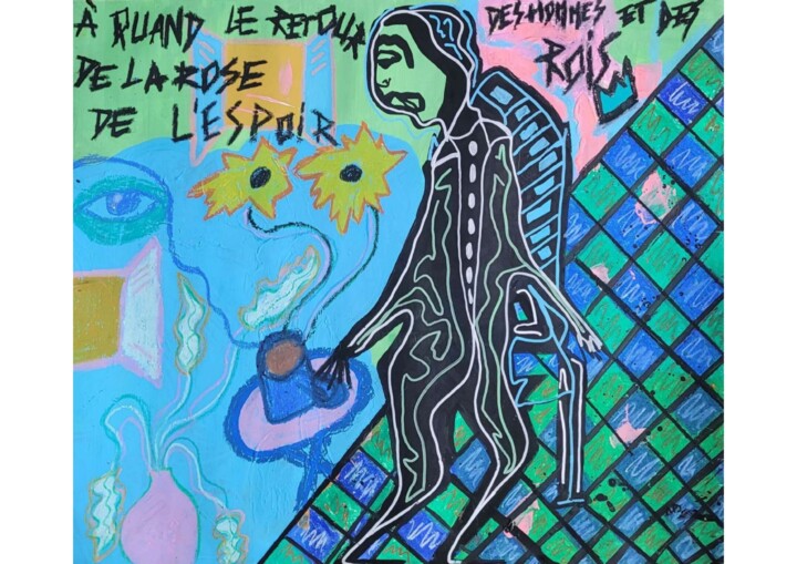 Des hommes et des rois 绘画, 15.8x23.6 in