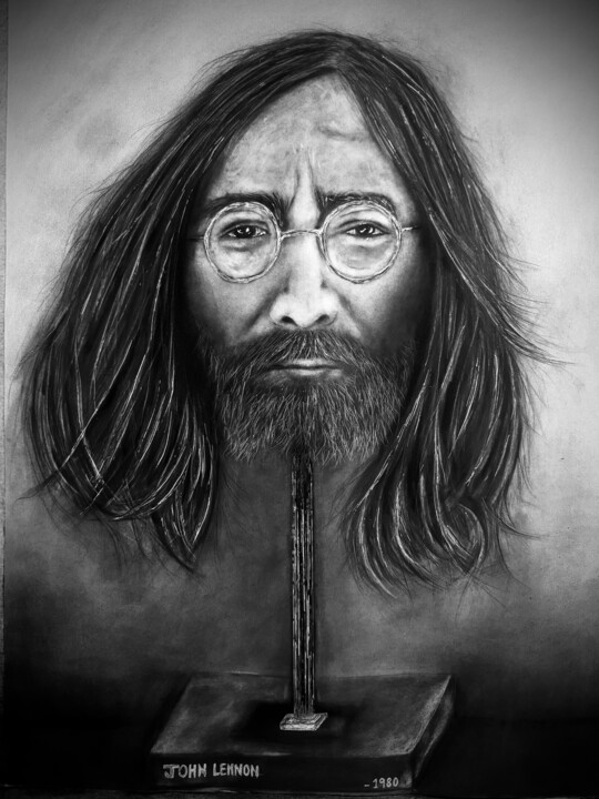 John Lennon 图画, 27.6x23.6 in