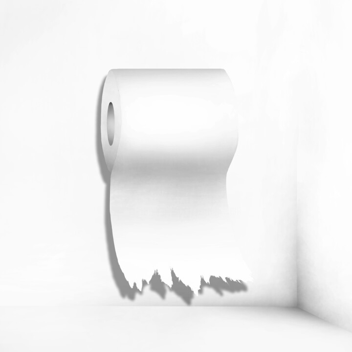 NARRATIVES OF SILENCE 2 - INVOLUNTARY THOUG Digitale Kunst, 39,4x39,4 in
