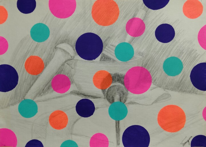 Jeff Koons 9 绘画, 11.8x16.5 in