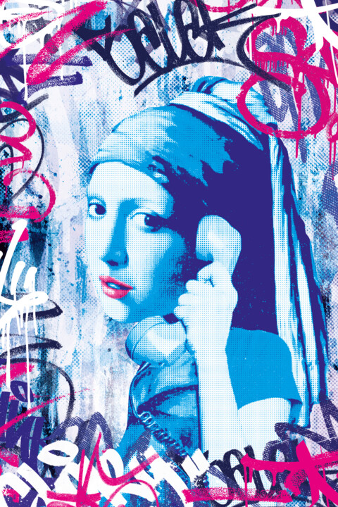 Callgirl with a Pearl Earring 数字艺术