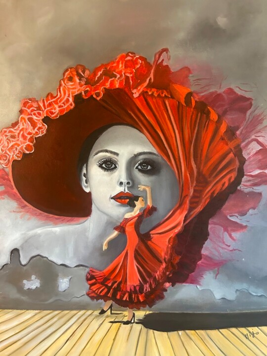 Traine et capeline Картина, 28,7x23,6 in