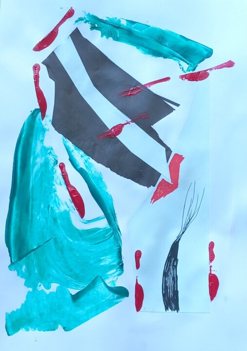 拼贴,  10.8x8.1 in 