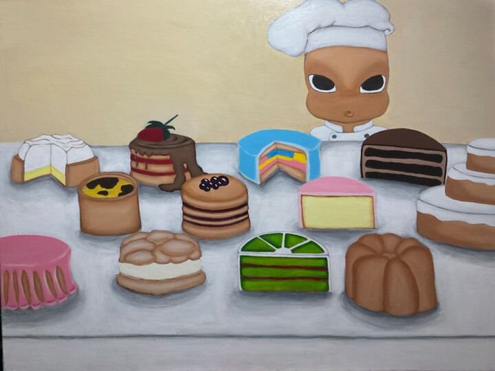 Pâtissier Tablo, 31,5x39,4 in