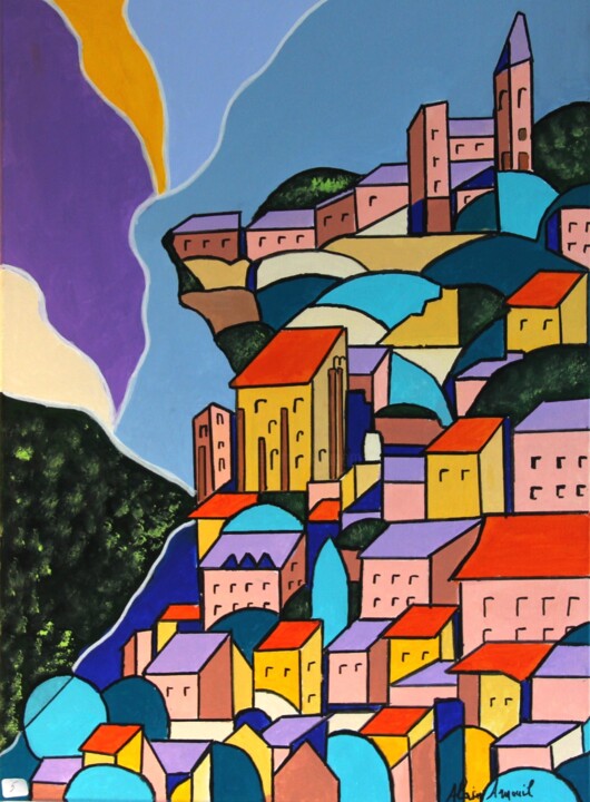 CHERCHEZ DURANDAL 绘画, 27.6x19.7 in