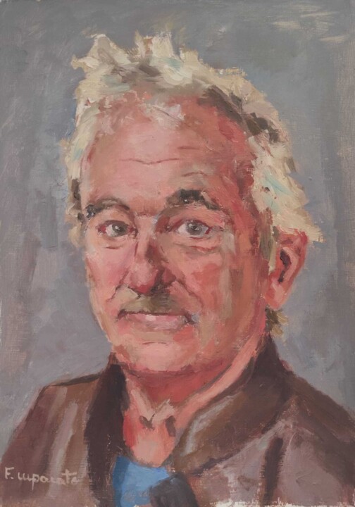Mr bill 绘画, 16.5x11.8 in