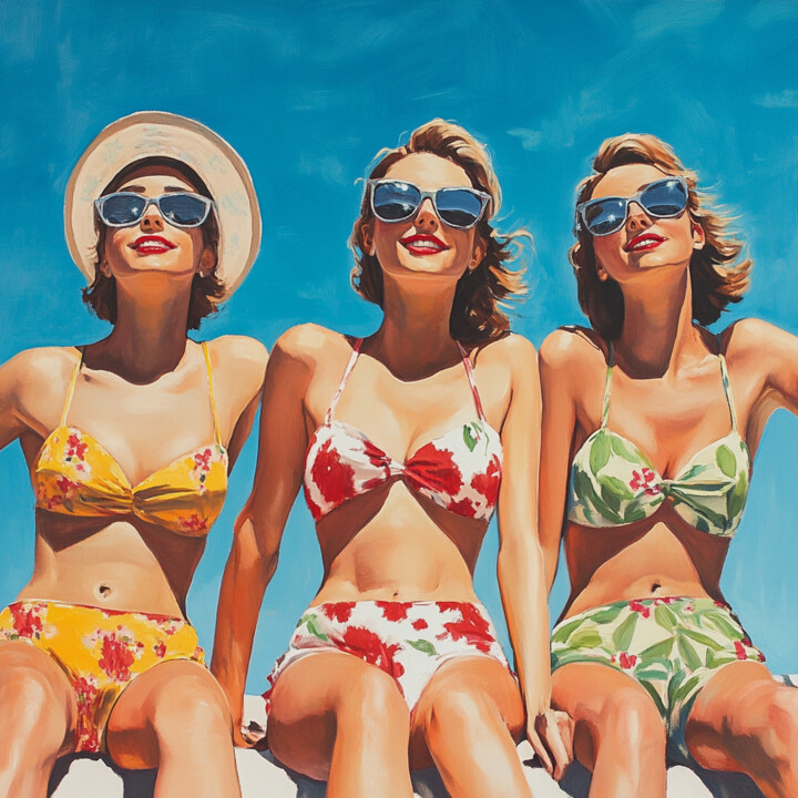 Beach Girls 미술<a href=