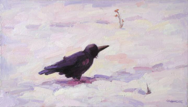 It is Cold 绘画, 15.8x27.6 in