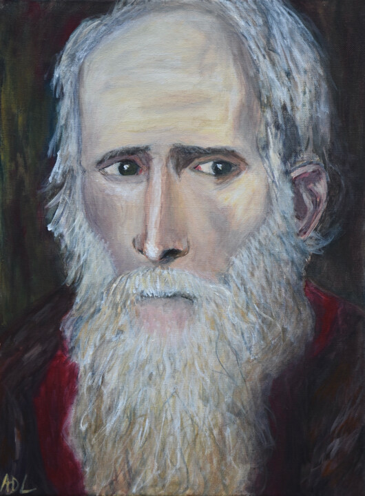 Portrait d'un vieillard 绘画, 15.8x11.8 in