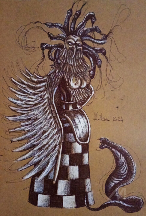 La Regina del potere femminile 图画, 11.7x8.3 in