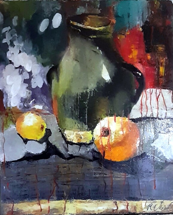 Nature morte 2 绘画, 23.6x20.1 in