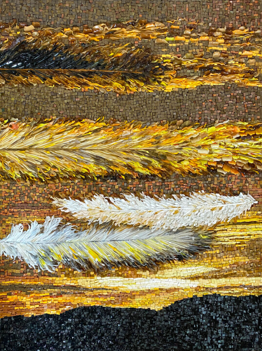 Feathers 雕塑, 31.5x23.6 in
