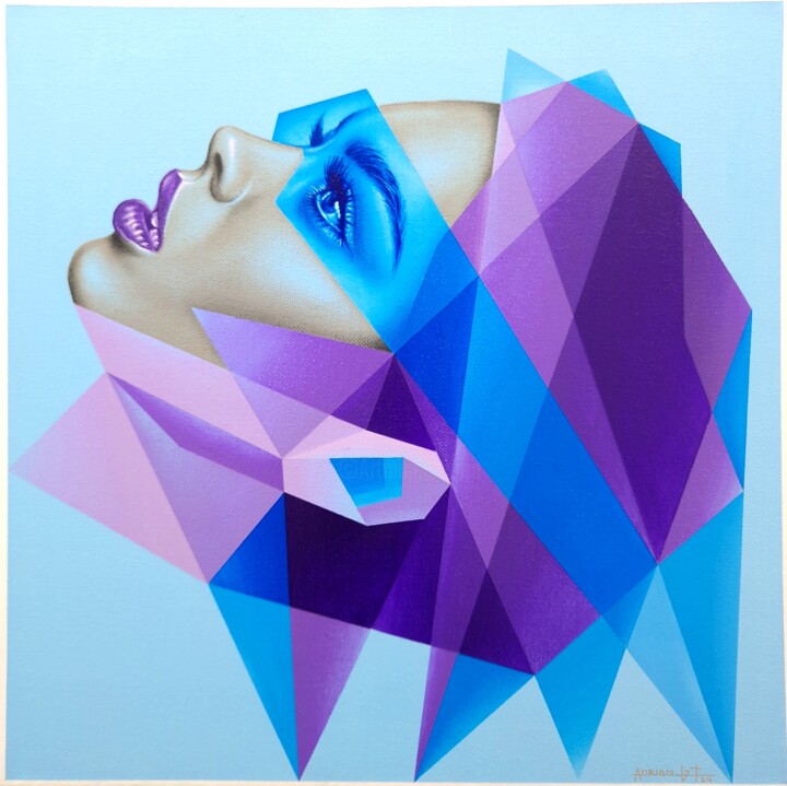 Individual 绘画, 15.8x15.8 in