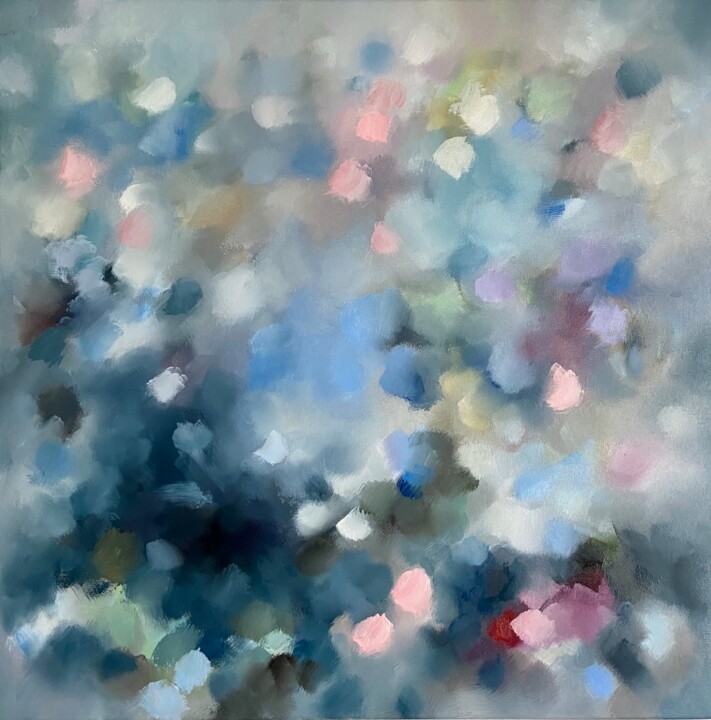Pintura titulada "Andante" por Junija Galejeva, Obra de arte original, Oleo Montado en Bastidor de camilla de madera