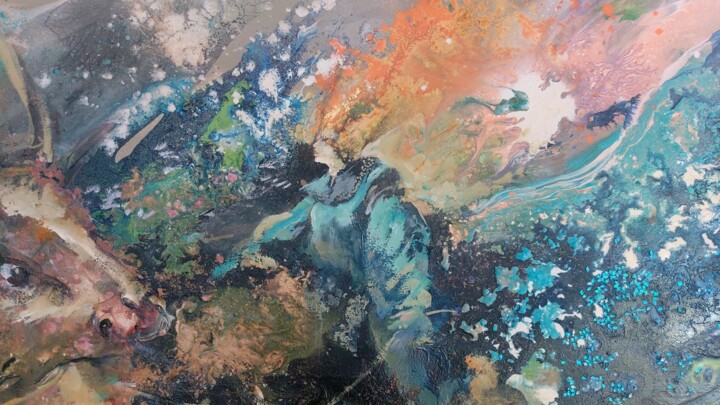 Mifologi 绘画, 23.6x39.4 in