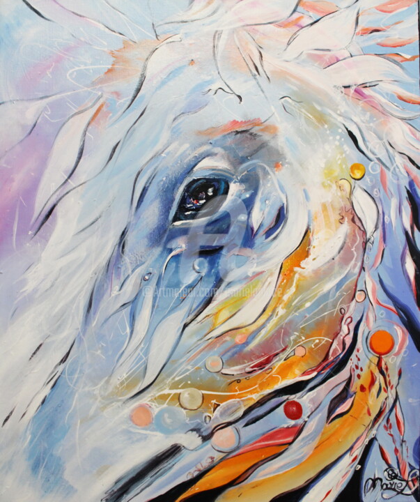 Peinture intitulée "INSTANT INSTINCT" par Marie Laplace, Œuvre d'art originale, Acrylique Monté sur Châssis en bois