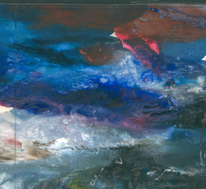 Wrath of God (see description for full title) Schilderij, 5x5,5 in