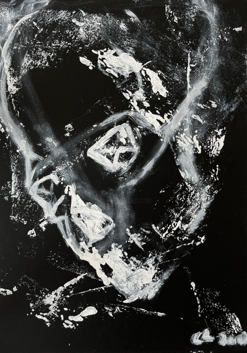 92i3u / Under the skin black and white - {$M} 图画, 16.5x11.4 in