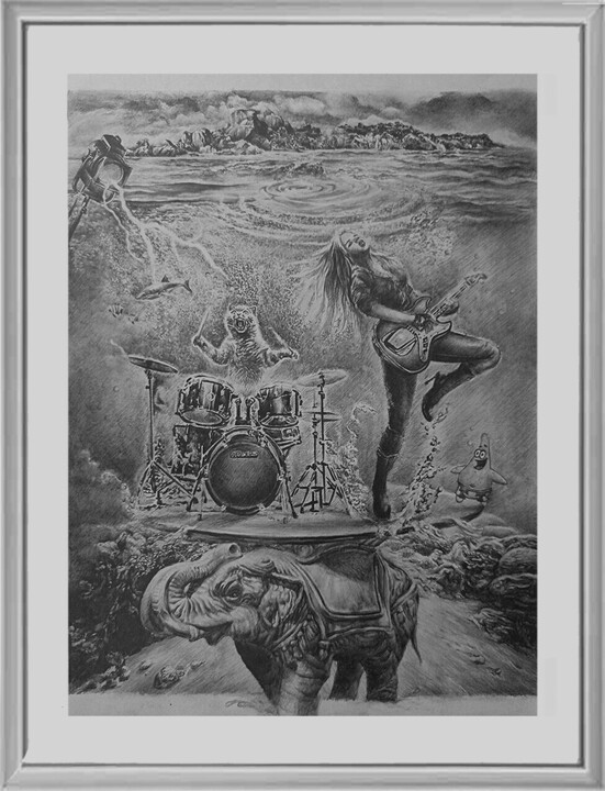 作品已装裱