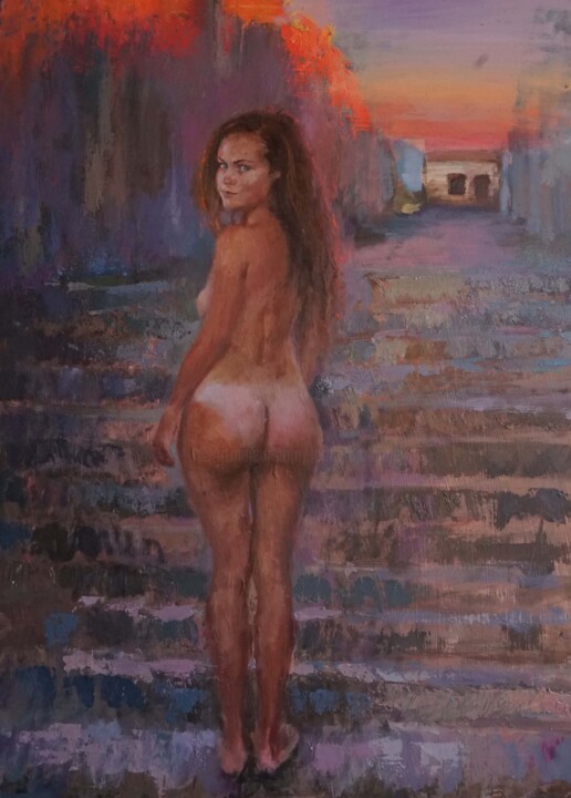 Sabina Crepuscule 绘画, 27.6x19.7 in
