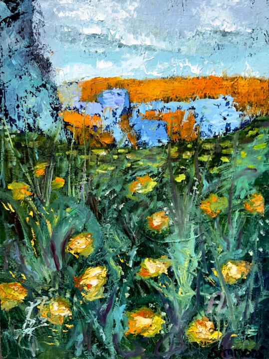 Summertime at Boyds 绘画, 24x18 in