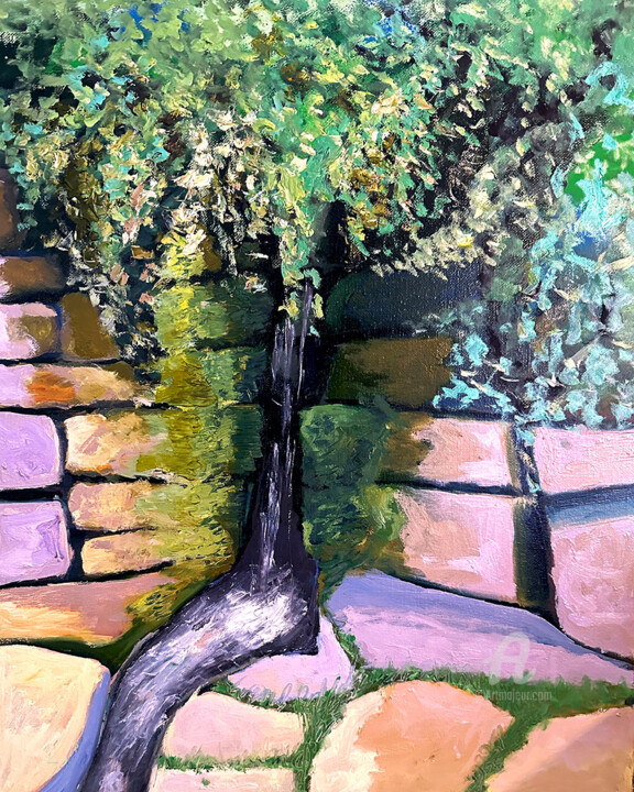 Zen Afternoon 绘画, 20x16 in
