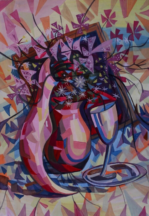 Dancing still life Pittura, 15,8x11,8 in