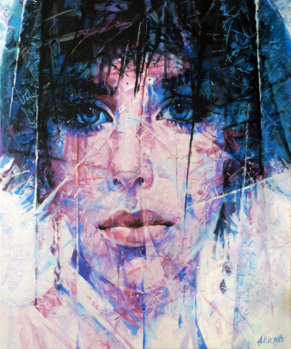 B. PORTRAIT 绘画, 47.2x39.4 in