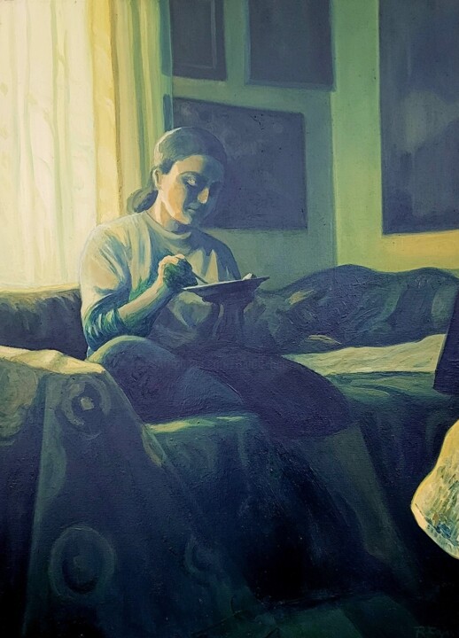 绘画,  35.4x25.6 in 
