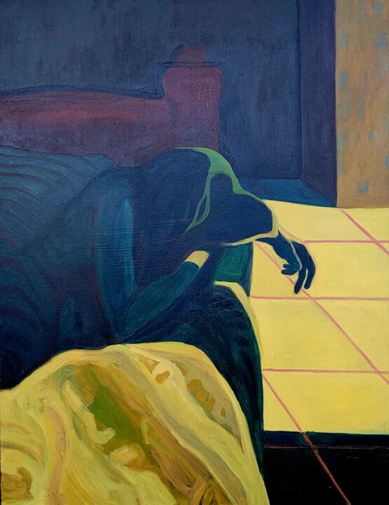 Femme endormie 绘画, 35.4x27.6 in