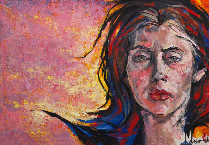 Painting titled "Dawn" by Iryna Lupashchenko, Original Artwork, Gouache