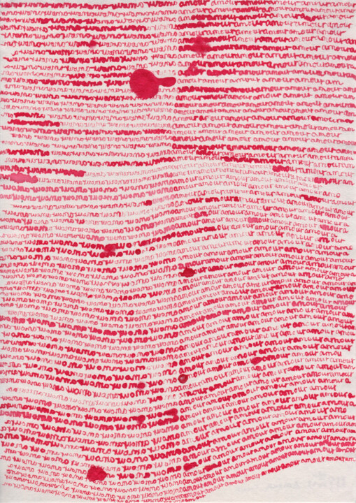 Love series _ French2 Pittura, 11,7x8,3 in