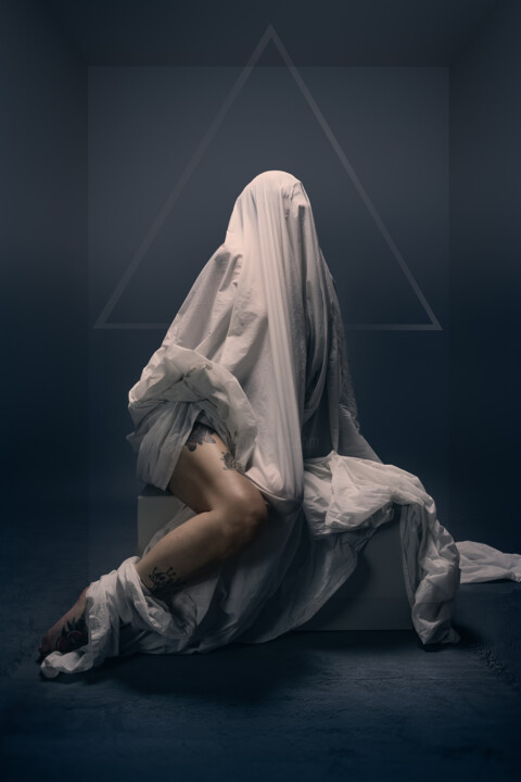 Photography titled "Rêverie de voile II" by Cédric Brion, Original Artwork, Digital Photography Mounted on Aluminium
