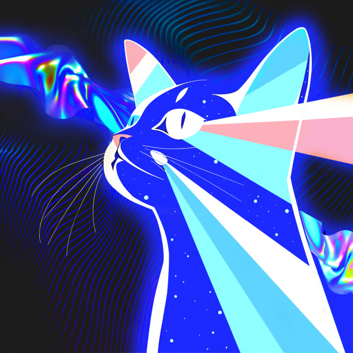 Gamma Cat2 Ζωγραφική, 27,6x27,6 in