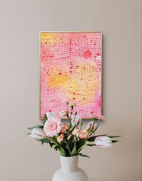 額装して発表された作品