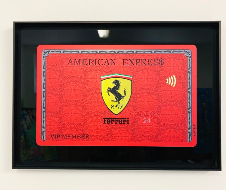 Amex Ferrari Картина, 23,2x16,5 in