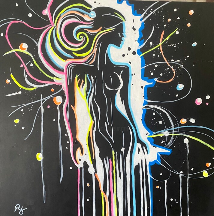 Zénaya 绘画, 31.5x31.5 in