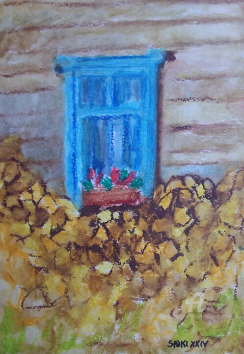 Du bois pour l'hiver 绘画, 11.8x7.9 in