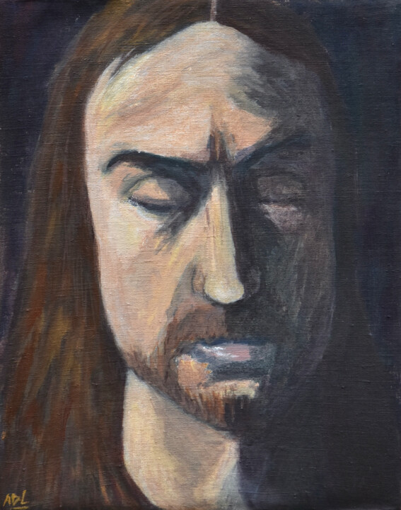 La résurrection de Jésus Painting, 9.6x7.5 in