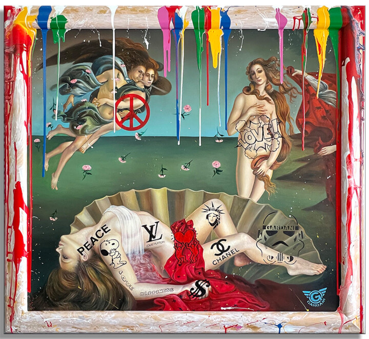 The Birth of Peace 绘画, 36.5x40 in