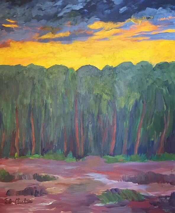 L'orée du bois Картина, 24x19,7 in