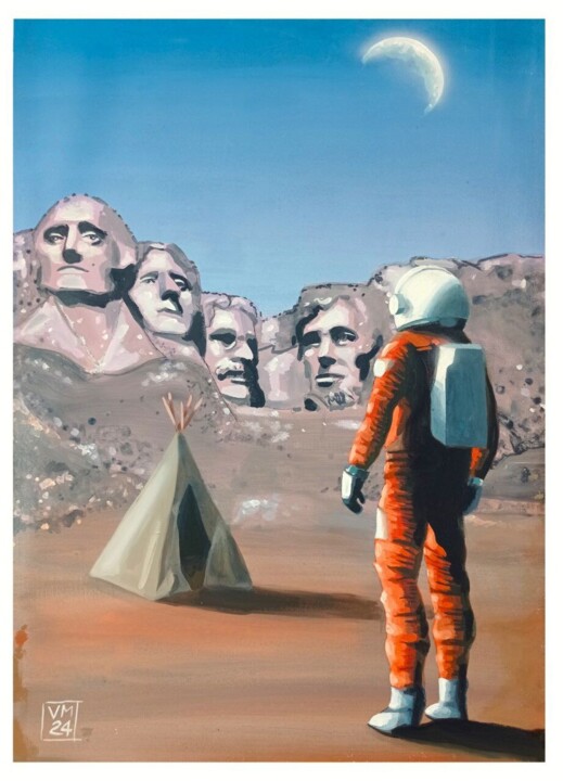 The Tent 绘画, 27.6x19.7 in