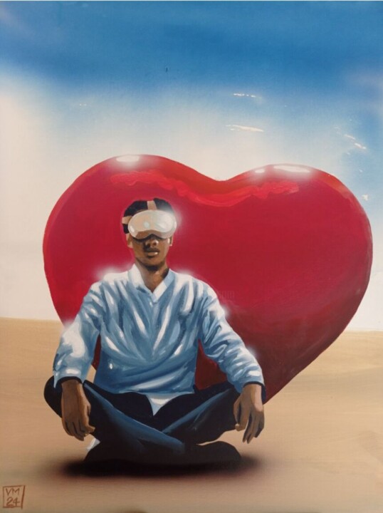 Virtual Love Pintura, 31,5x23,6 in