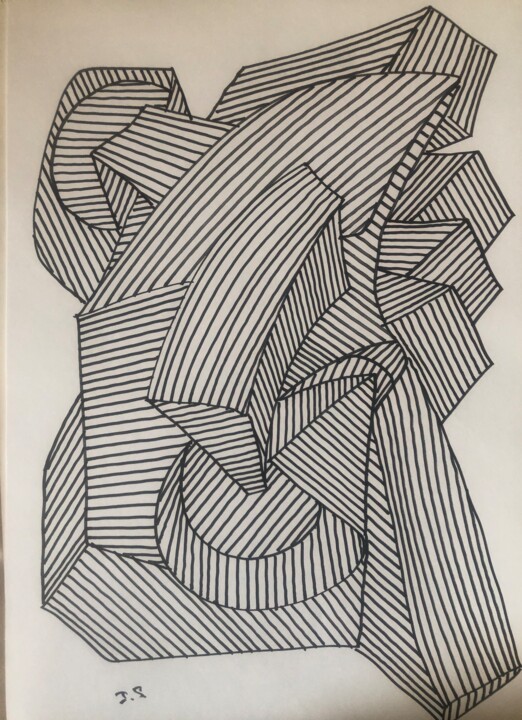 Signum 2 Drawing, 15.8x13.8 in