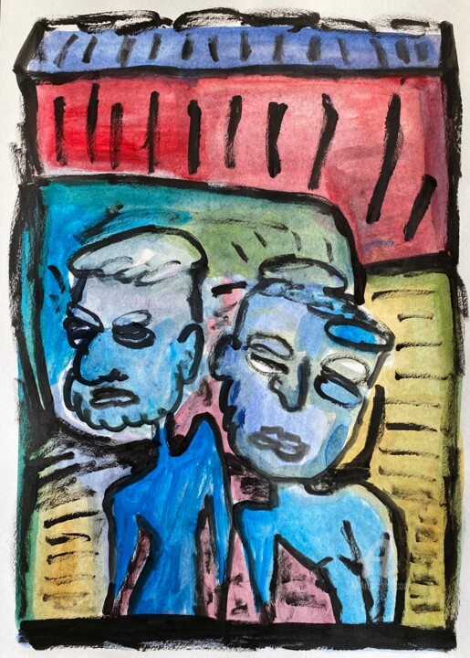 Sleep. Relapse 图画, 23.4x16.5 in