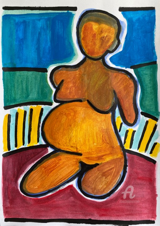 Doll 图画, 23.4x16.5 in