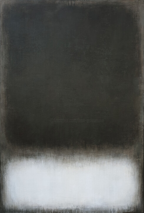Brown Taupe Abstract Painting, Cozy Conversations 绘画, 59.1x39.4 in